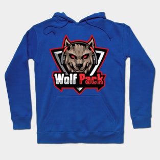 Angry Wolf Face Hoodie
